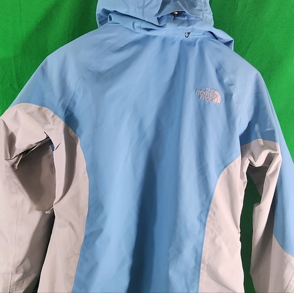 North Face Jacket Hyvent 2-in-1 Shell with Liner Medium BABY BLUE Ski - Picture 5 of 10